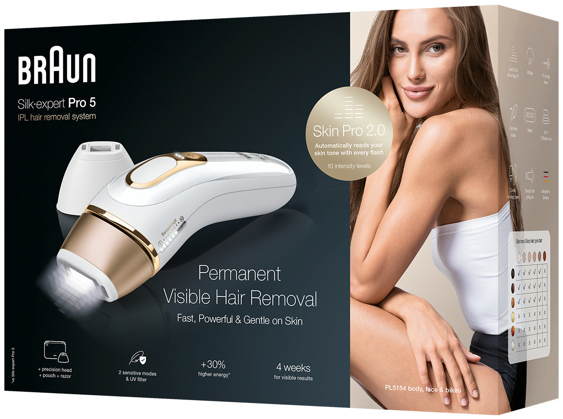 Braun Silk-expert Pro 5 PL5154 IPL Hair Removal - No2Hair.com